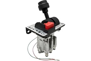 Memiuyelay PTO Hoist Air Shift Control Valve K90 Power Take Off Fit for Apsco with Switch Brighter Light Push to Connect Fittings Dump Truck Tipper Hydraulic System Replace AV-295 329358X