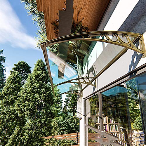 DNNAL Fenstermarkise Türdach, Door Canopy Outdoor-Markise kann gespleißt und regnete Regenschutz für Haustür, Veranda… – Bild 8