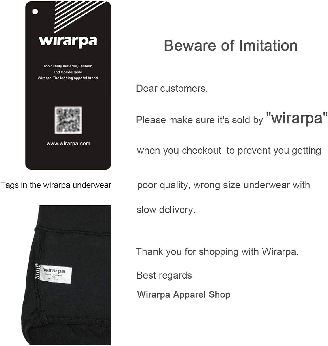 wirarpa Women's High Waisted Cotton Underwear Ladies Soft Full Briefs Panties Multipack at  Women’s Clothing store
