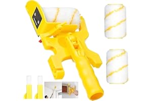 LIONICE Paint Edger Pro - 2024 New Painting Trimmer Edger Tools for Walls High Ceilings with Edger Paint Brush Kit, Bucket Edge Paint Roller Splatter Shield for Trim Corner Painting Cut in Tool (Expandable)