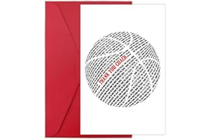 Basketball Coach Thank You Cards for Basketball Coach Thank You Greeting Card for Basketball Coaches Birthday Gift from Team 