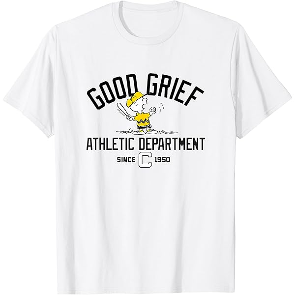 Amazon.com: Peanuts - Good Grief Athletic Department T-Shirt