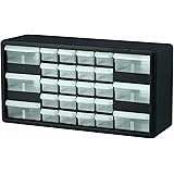 Akro-Mils 10126 26 Drawer Plastic Parts Storage Hardware and Craft Cabinet, 20-Inch by 10-1/4-Inch by 6-3/8-Inch, Black