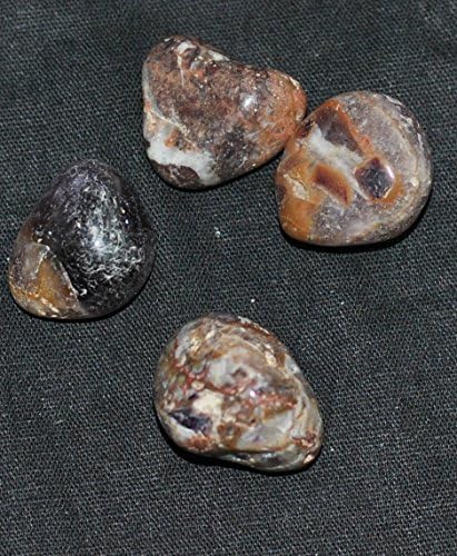 Super Seven 7 Melody Stone Chevron Tumble Grid of Three 125 Cts 8318