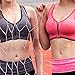 Amazon Prime Deals Women Sports Bras with Zipper Front Racerback Bra