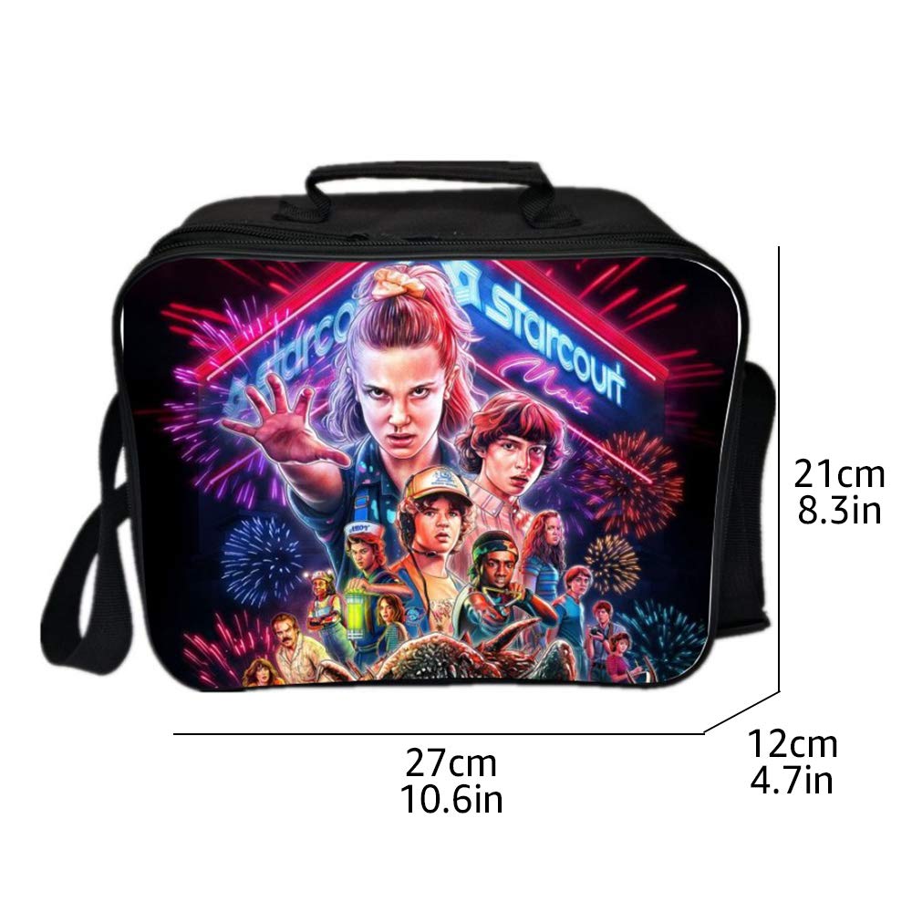 Valigeria Astuccio Scatola Da Pranzo Stranger Things 3D Set Borsa Da Scuola  Borsa Da Scuola adolescenti studenti Stranger Things Zaino,Ragazzi Zainetto  Ragazze Borsa urban-earth.co.uk