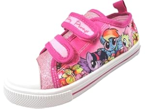 Girls Infant MLP My Little Pony Pink Hook /& Loop Trainers Shoes UK Sizes 6-12