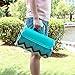 yodo Outdoor Picnic Blanket Water-Resistant for Camping Hiking Festivals,Spring Summer Blue Chevron