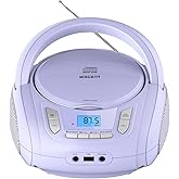 WIITHINK Radio CD Player with Bluetooth,FM Radio,USB MP3 Playback,AUX-in,Headphone Jack,MP3 CDs Compatible,Portable CD Players for Home or Outdoor