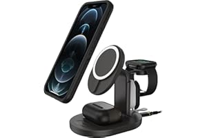 OtterBox 3-in-1 Wireless Charging Station 2.0 for MagSafe - Black