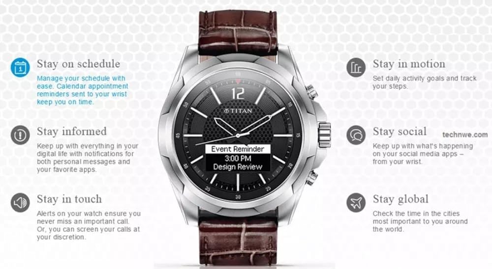 titan screen touch watch