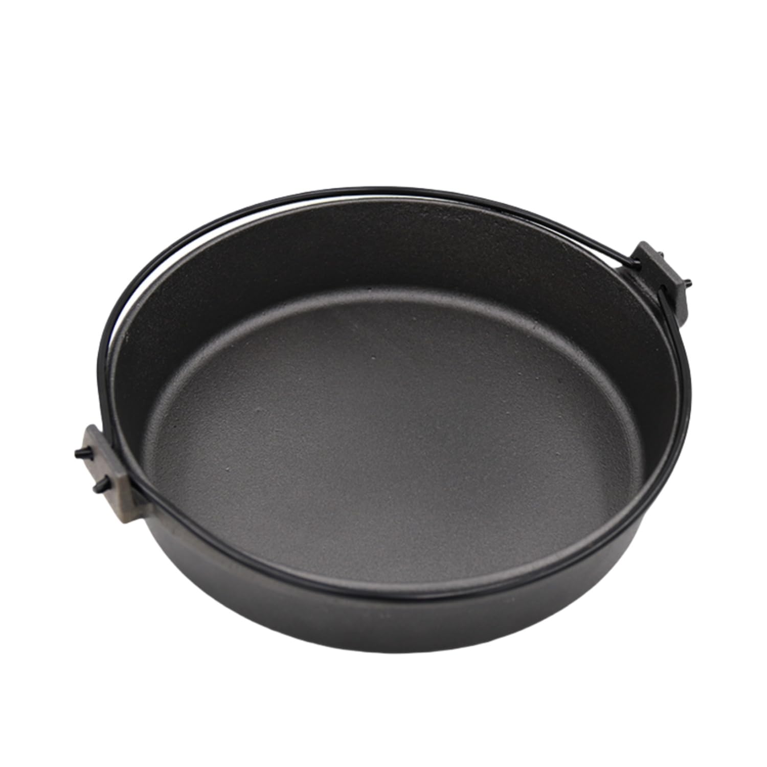 XICHENGSHIDAI Cast Iron Sukiyaki Pot, Shabu Shabu Pan Nabe Sukiyaki Hot Pot - 2L