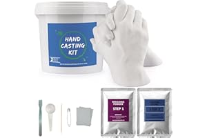 GODORA Hands Casting Kit, DIY Plaster Statue Molding Kit & Hand Casting Kits for 2 Adult, Wedding, Friends, Anniversary, Hand Hold Casting Kit for Holiday Activities and Perfect for Couple Gift Ideas