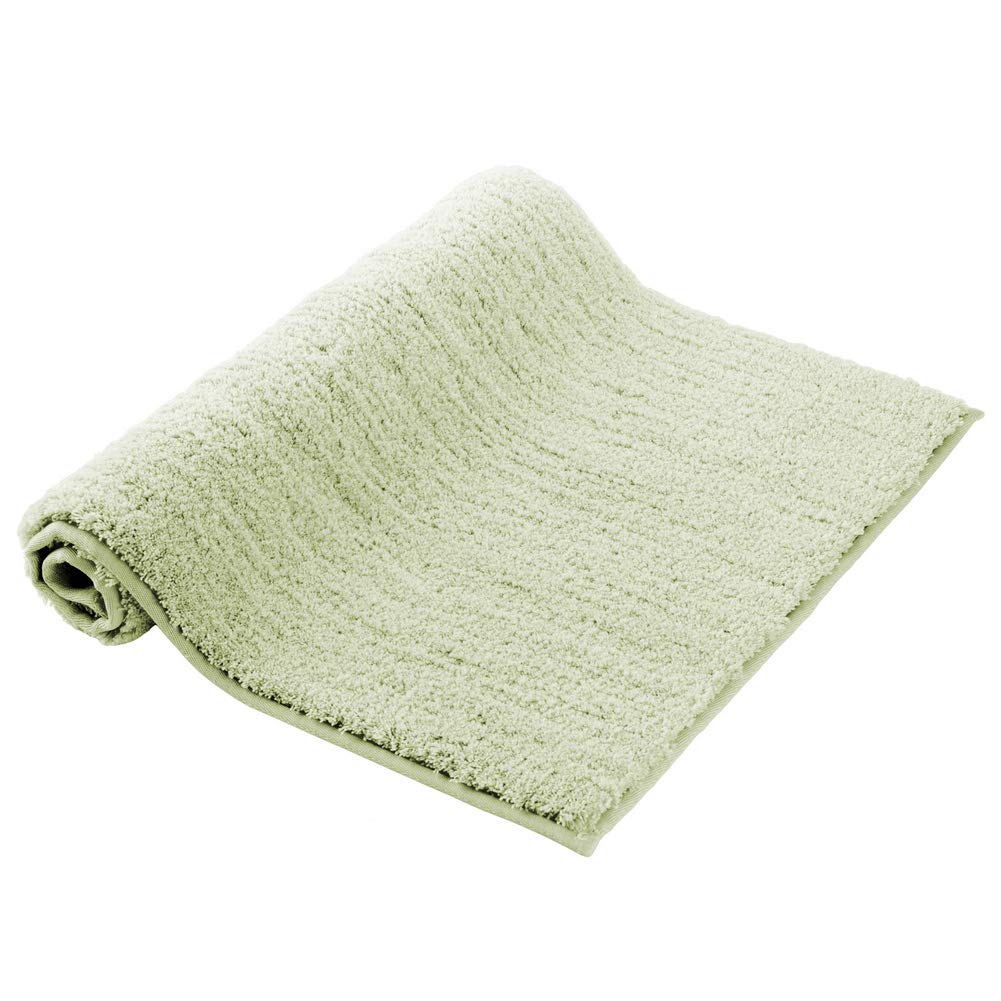 Homever Small Bathroom Mats Non Slip Latex Backing Luxury Soft Microfiber Green Bath Rug Floor Mat