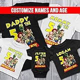 Family Personalize Toy Story Birthday T-Shirts