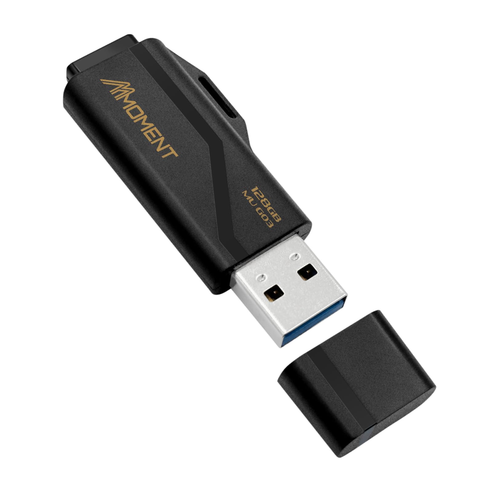 MMOMENT MU G03 128GB Flash Drive USB 3.2 (USB 3.1/ USB3.0) USB Flash Drive, Read Speed up to 100MB/s Thumb Drive Memory Stick