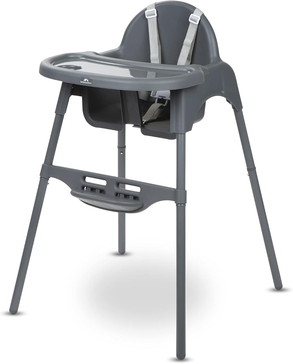 Bebeconfort Meely 2-In-1 High Chair to Toddler Chair Dark Grey 6m-3y