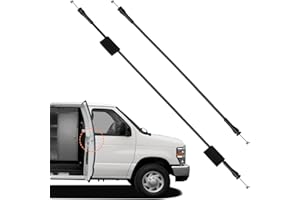 Blycorul Side Door Latch Release Cable Right Passenger Compatible with 1992-2014 Ford E150 E250 E350 Van, Replaces 6C2Z-15264-A00AB, 924-350