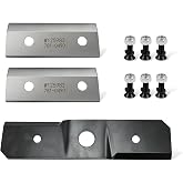 781-0490 742-0571 Chipper Shredder Blades Kit Fits CraftsmanTroy-Bilt MTD | 981-0490, 942-0571, 942-0544,742-0544 chipper shredder blades replacement kit for Craftsman Troy-Bilt MTD with hardware
