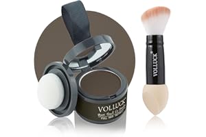 ONLOOKERS Root Touch Up Powder, Instantly Gray Root Cover Up Hairline Powder, Hair Concealer for Women and Men (A-Dark Brown, 2PC)