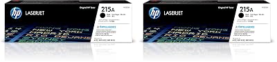 HP 215A Black Toner Cartridge Printers | Works with Printer Series: Color LaserJet Pro M155,Color LaserJet Pro MFP M182,M183 | W2310A,(Pack of 2)