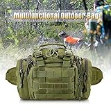 Lixada Fishing Tackle Backpack Multifunctional Fishing Tackle Utility Bag Large Waterproof Tackle Bag Storage with 4 Trays Tackle Box