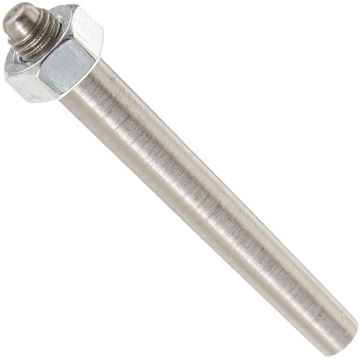 Steel Externally Threaded Taper Pin With Hex Nut, Plain Finish