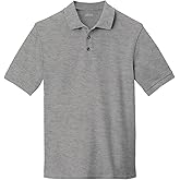 Joe's USA Mens Heavyweight Cotton Pique Polos in Regular, Big and Tall