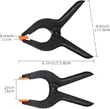 LOLYSIC 16Pcs 6 Inch Plastic Spring Clamps Heavy Duty Nylon Clips view 3