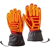 Gerbing Men's G4 12V Heated Gloves for Motorcycle, Leather, Water-Resistant