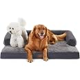 Casa Paw Orthopedic Dog Bed For Extra Large Dogs – Waterproof, Memory Foam, Removable Cover, X-Large Grey - View #2