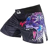 SUOTF MMA Shorts for Men Fight Shorts Men BJJ Boxing Trunks for Men Grappling