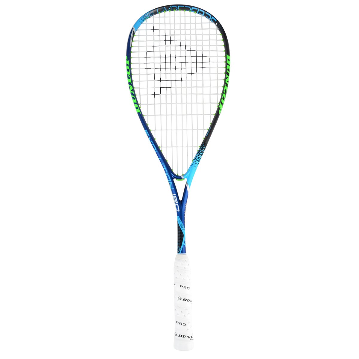 Dunlop 773252 Hyperfibre Plus Evolution Pro Nick Matthew squash racket Blue
