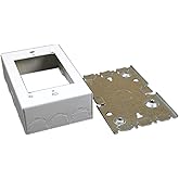 Legrand Wiremold Non-Metallic PVC Raceway 15 Amp Toggle Switch Box Kit With Faceplate And Device Switch White Nmw2 S - Foto 6