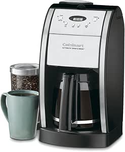 Cuisinart DGB-550BKP1 Grind &amp; Brew Automatic Coffeemaker, 12 Cup, Black
