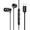 Cubilux USB C Headphones [192KHz/24-bit DAC] Type C Earphones with Microphone Compatible with iPhone 16/15 Pro Max, iPad Pro 13/12.9/11, iPad Air 13/5th/4th, Samsung S25/S24/S23, Android, Black 4 FT