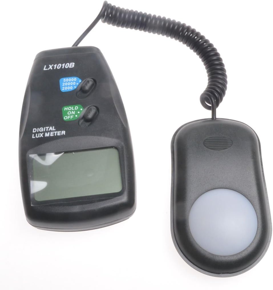 Digital LUX Meter 0 50,000 LX1010B, Light Level Amazon.co.uk