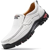 FLYLAND Basic 1.0 Men's Fashion Loafers Vintage Classical Leather Ankle Boots Handmade Chukka Boots Daily Casual Work Office Shoes Driving Shoes