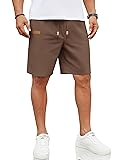 COOFANDY Casual Summer Shorts for Men Elastic Waist