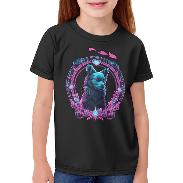 GAMEFISH USA Youth Bass Flag Fishing T-Shirt - 100% Cotton Super Soft Black Tee