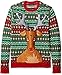 Blizzard Bay Men's Rudolph Ugly Christmas Sweater with Beer Pocket