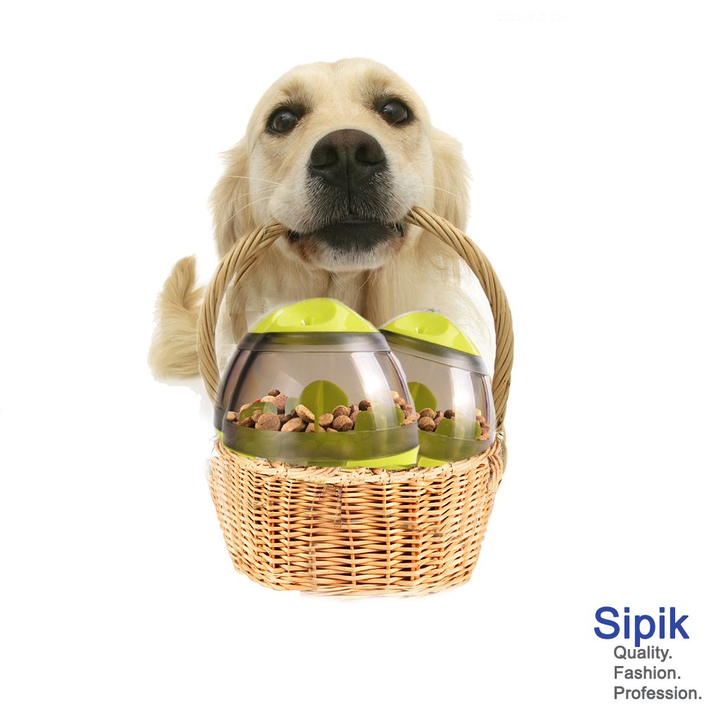 SIPIK Treat Dispensing Dog Toy Dog Toy IQ Treat Ball Pet Food Ball Interactive Treat Kibble Dispensing Dog Food Activity Treat Ball