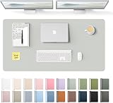 YSAGi Leather Desk Mat Large 120 x 60 cm Non-Slip Waterproof Table Pad Light
