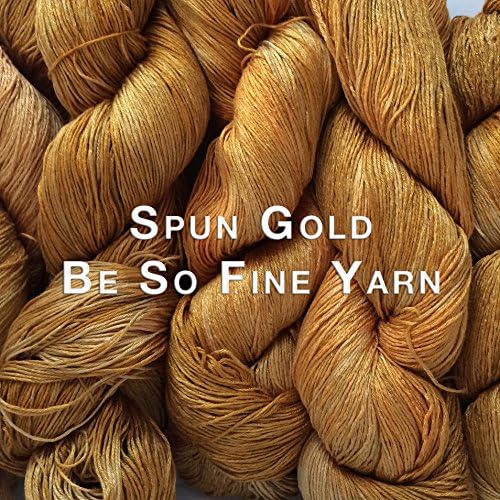 Kristin Omdahl Yarns Be So Fine Bamboo Yarn Spun Gold