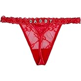 ToKuaigo Personalized Thongs with Name - Custom Thong with Name, Personalized Gifts, Customized DADDY Thongs Funny Underwear