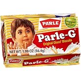 Parle-G Original Biscuits - 1.99 oz (6 Pack), Light Brown