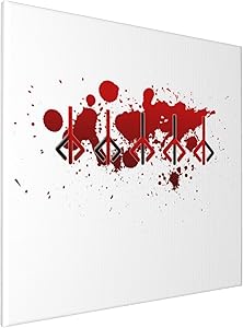 Canvas Prints Wall Art Paintings(20x20in) Bloodborne Hunter Mark Pictures Home Office Decor Framed Posters & Prints