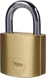 Yale Y110B/30/115/2 30mm Brass Padlock Pack of 2 with Hardened Shackle 3 Keys view 7