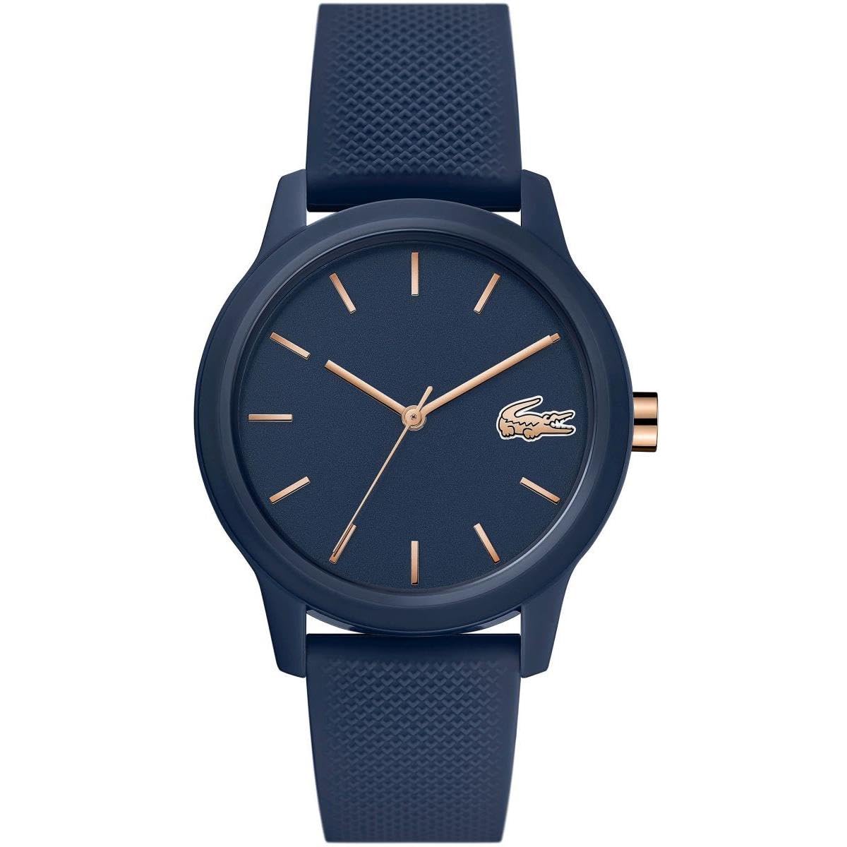 Lacoste Analogue Quartz Watch for women with Navy Blue Silicone bracelet - 2001067
