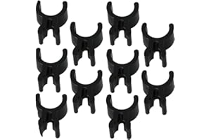 Liyafy Black French Horn Trumpet Pen Clip Brass Instrument Pencil Holder for Music Creating Make Notes 10pcs